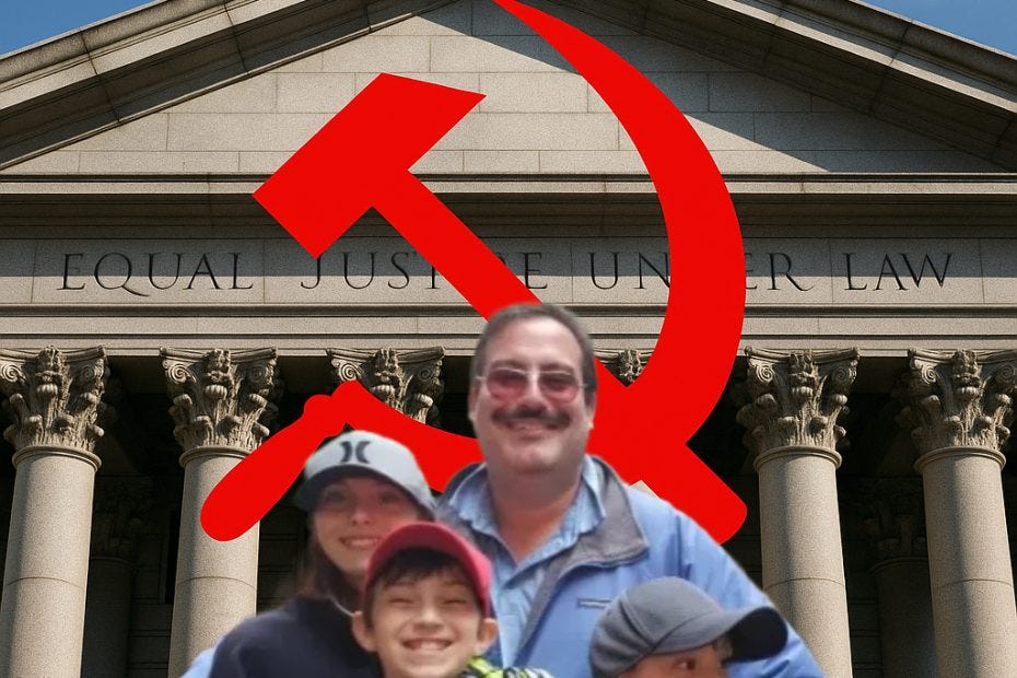 COMMUNIST NEW YORK COURTS: Disabled Bronx father Marc Fishman jailed 45 days for visiting his son. Police admit no crime. Outrage builds.