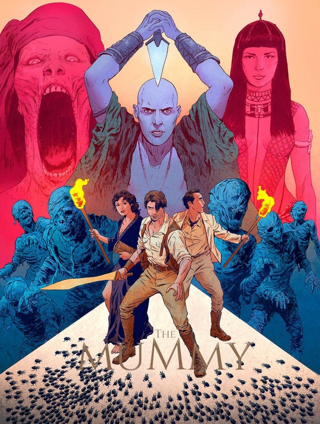 r/MoviePosterPorn - The Mummy (1999) [1400 × 1853] by Robert Sammelin