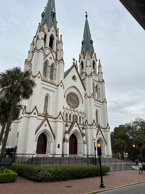 Carriage horse, Saint johns Cathedral, Collins Quarter, tea at Gryphon, Griffin – former pharmacy, organ at St. John’s Church, NOGS tour