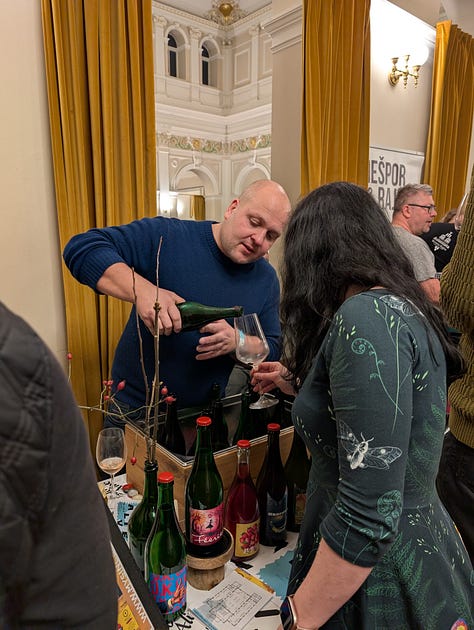winemakers and tasters at Bottled Alive 2026, Tábor, Czechia