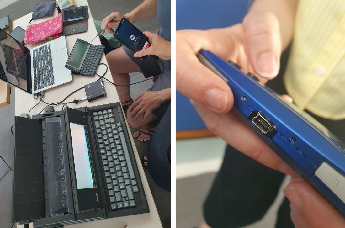 plusieurs appareils obsolètes