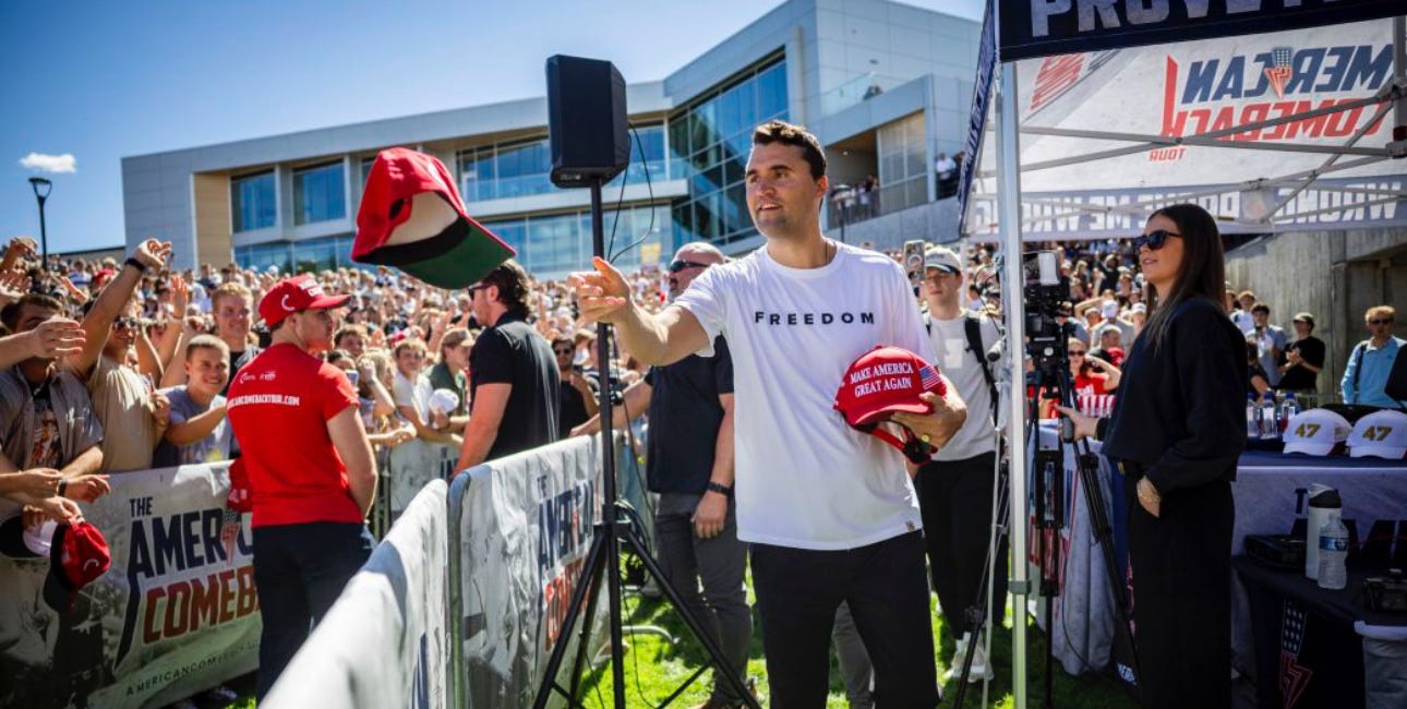 Goodbye to Charlie Kirk