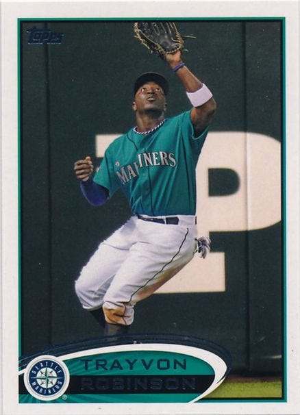 Trayvon Robinson Baseball card