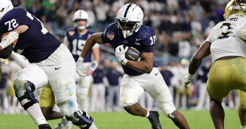 Running back Nick Singleton is still enrolled at Penn State despite  directory indicating otherwise - On3
