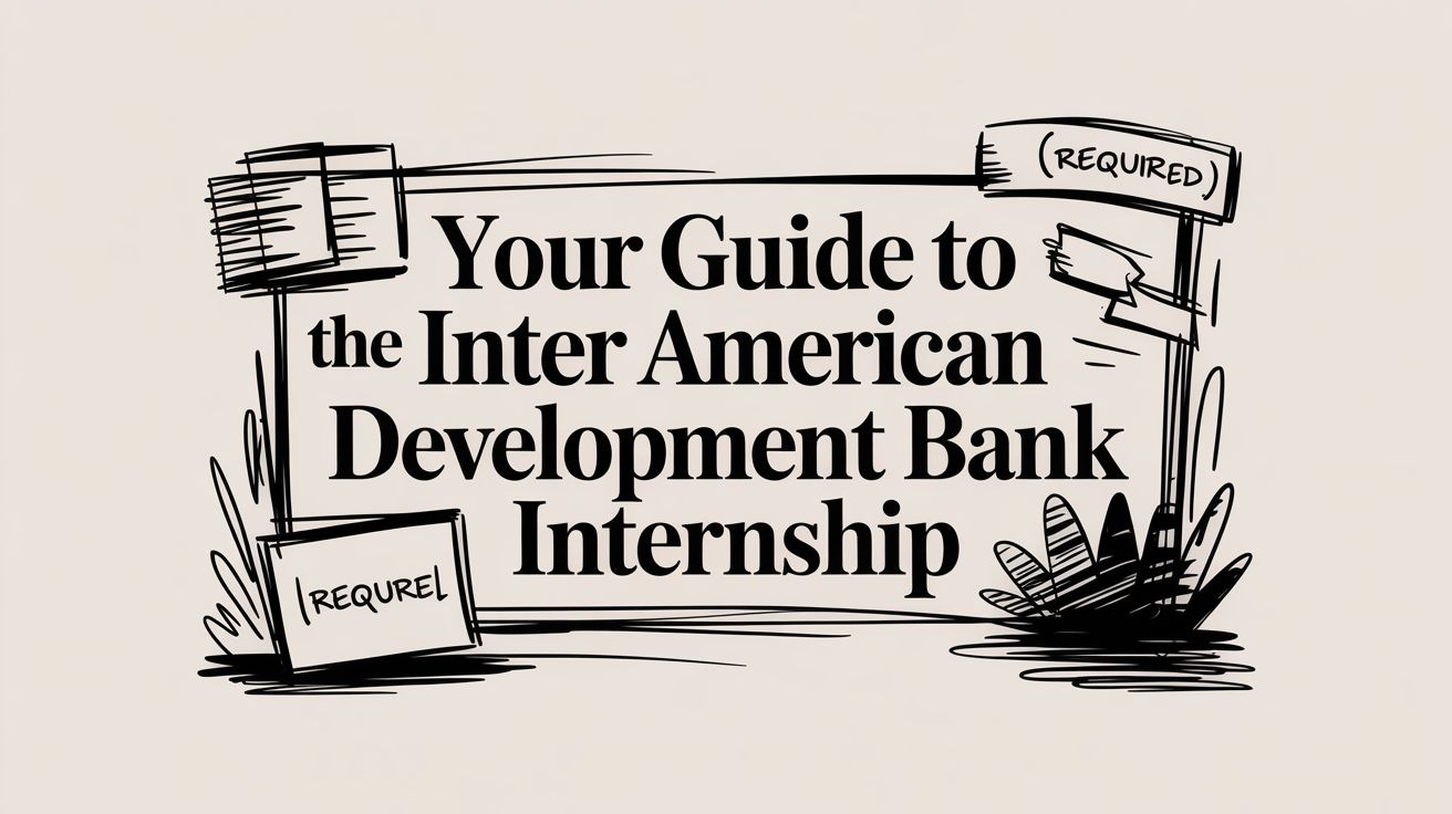 Your Guide to the Inter American Development Bank Internship