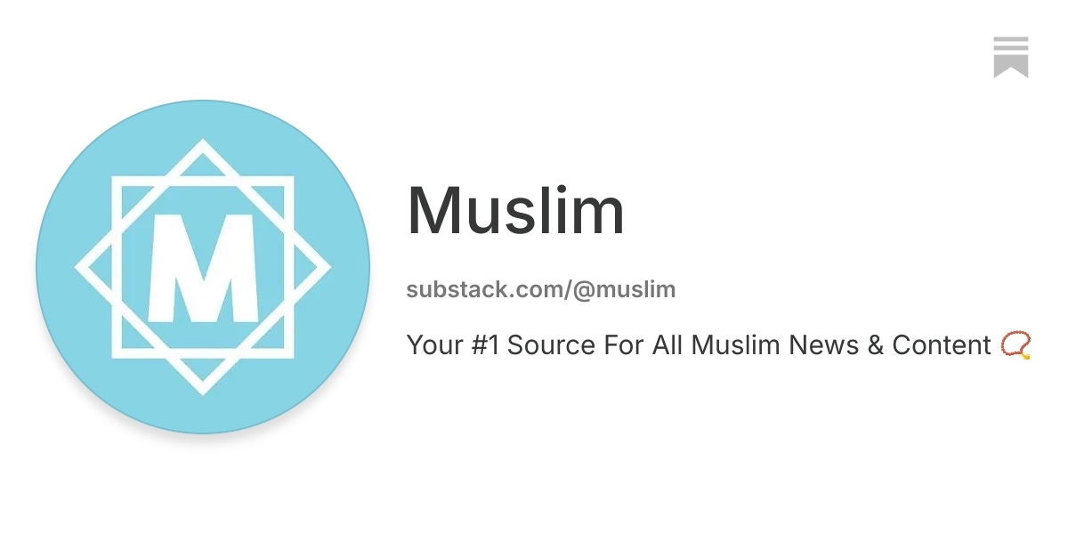 Muslim | Substack