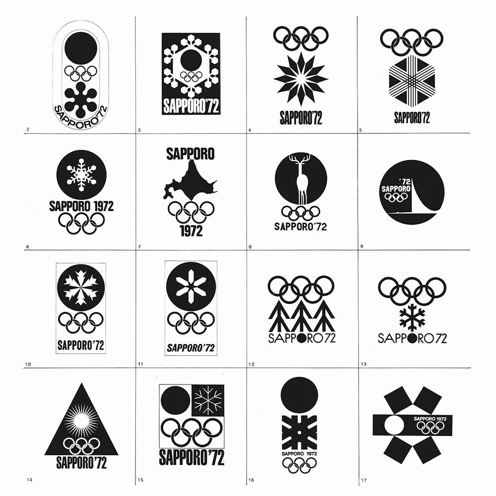 The story of the Sapporo '72 logo – Logo Histories