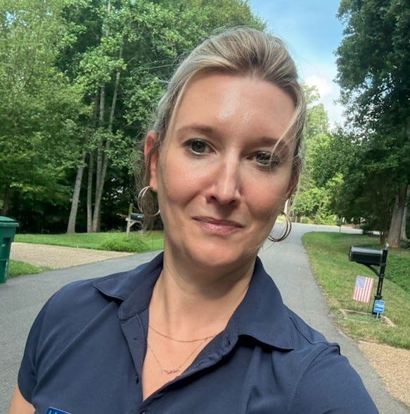 pictures of Sarah otego campaigning