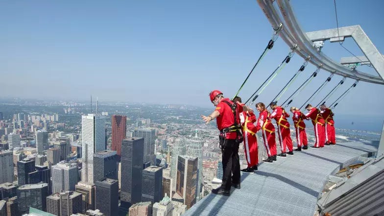 Brave the EdgeWalk | CN Tower