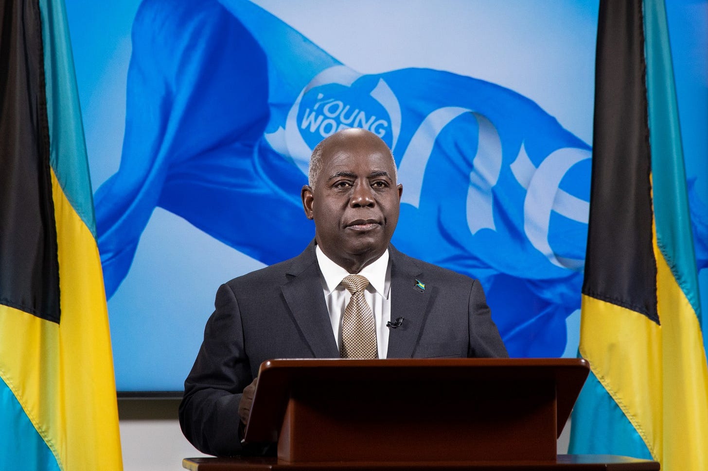 Hon. Philip Davis Prime Minister of the Commonwealth of The Bahamas address  to One Young World Ambassadors - Office of the Prime Minister