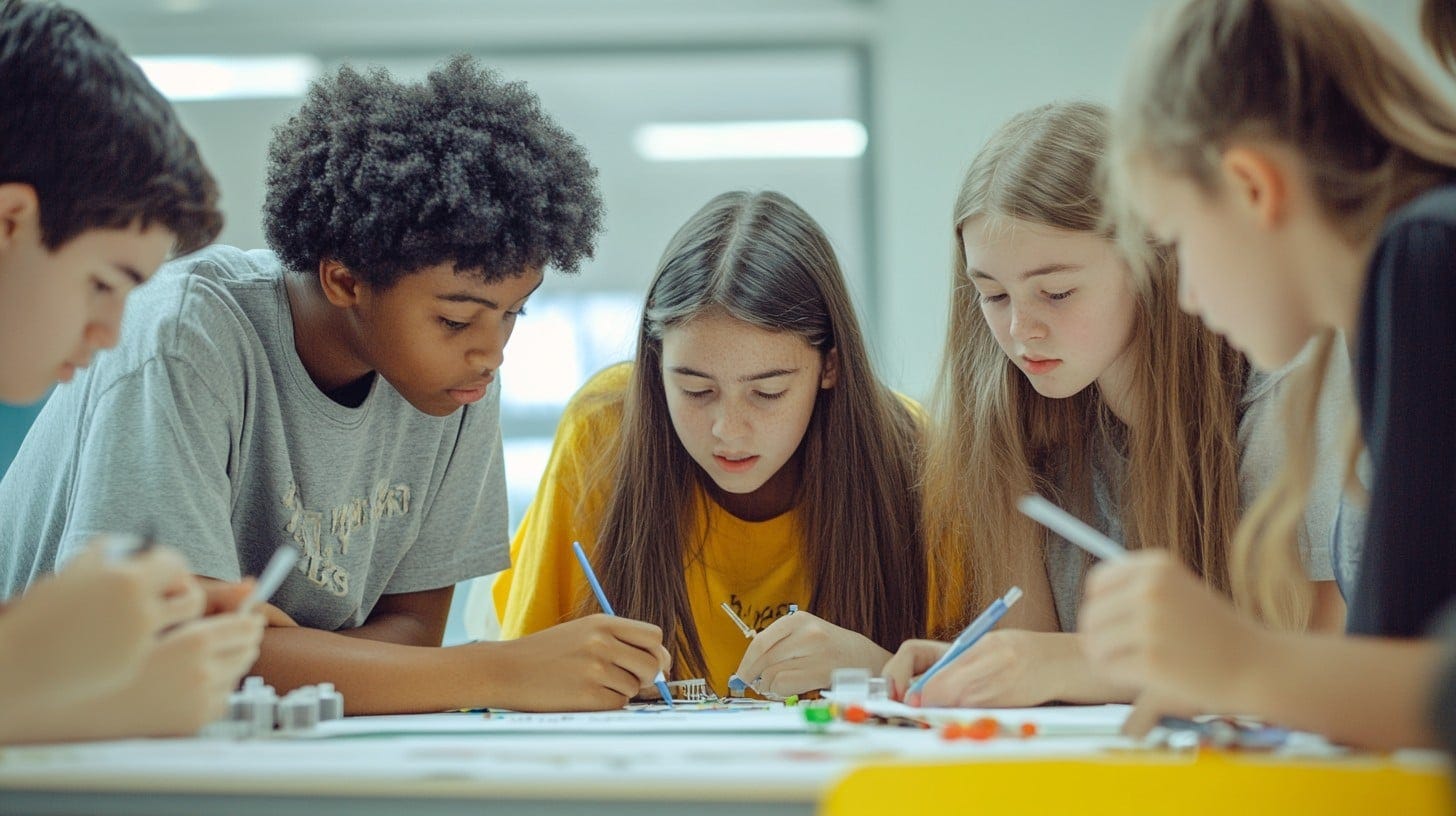 Free Students collaborating intensely Image - Students, Collaboration,  Teamwork | Download at StockCake