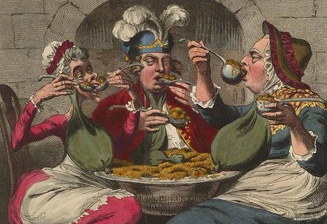 Some of Gillray's most famous cartoons