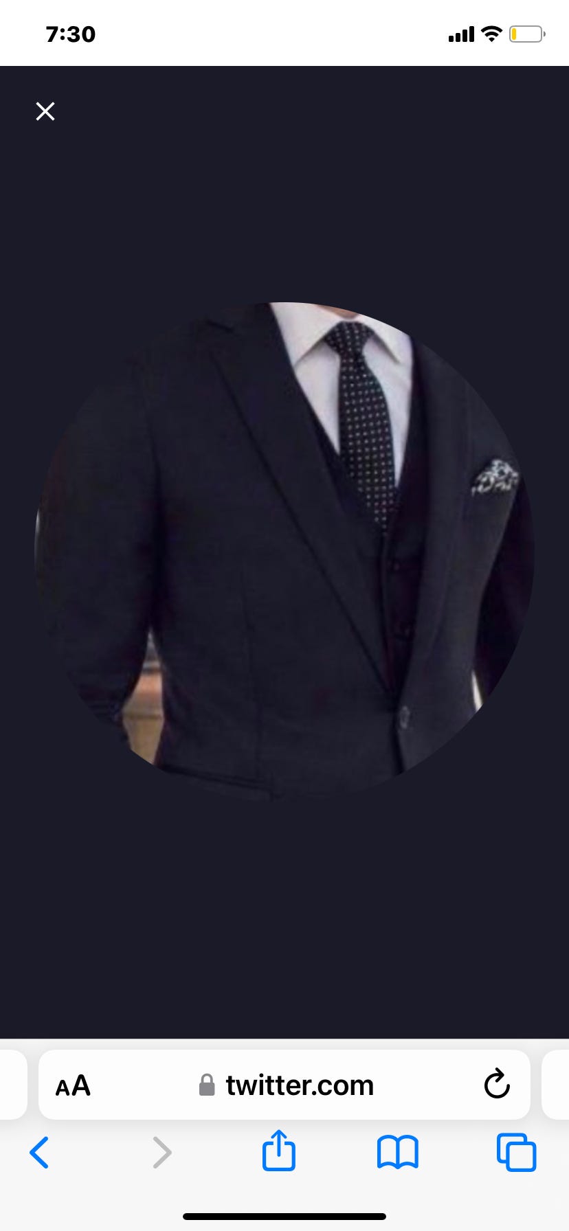 Substack profile picture for @suit