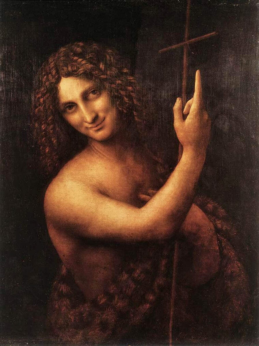 Leonardo da Vinci's Saint John the Baptist — On Verticality