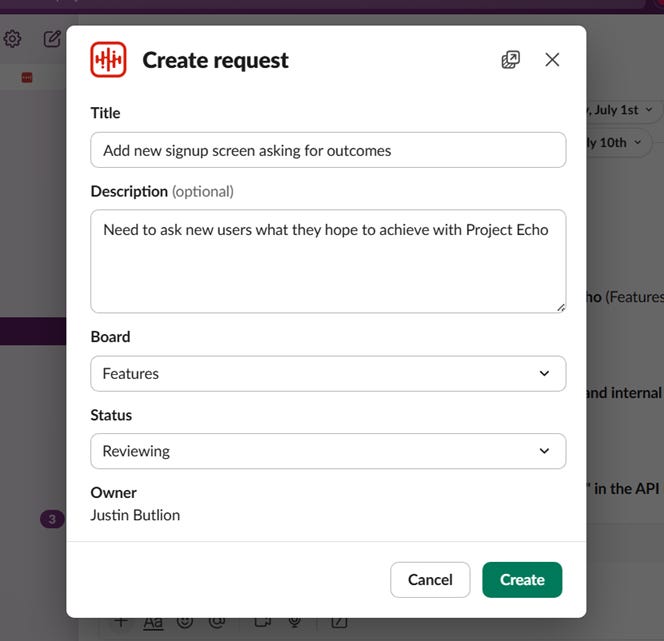 Project Echo - create requests in Slack.png Project Echo - create requests in Slack.png