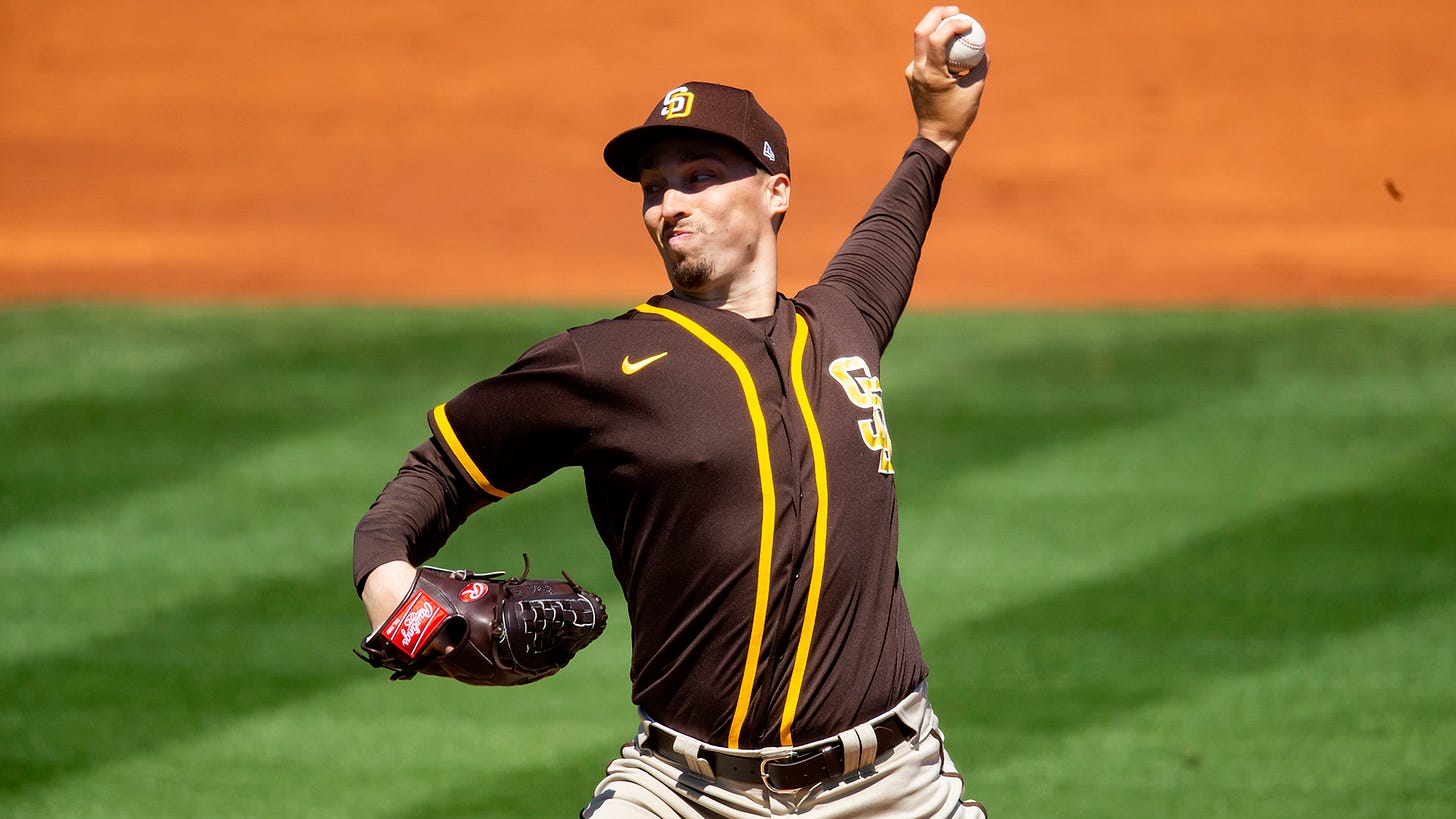 Padres send newcomer Blake Snell to mound vs. D-backs - MLB | NBC Sports