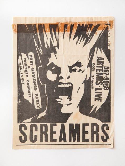 Flyers and Minor Threat Press Kit photo.
