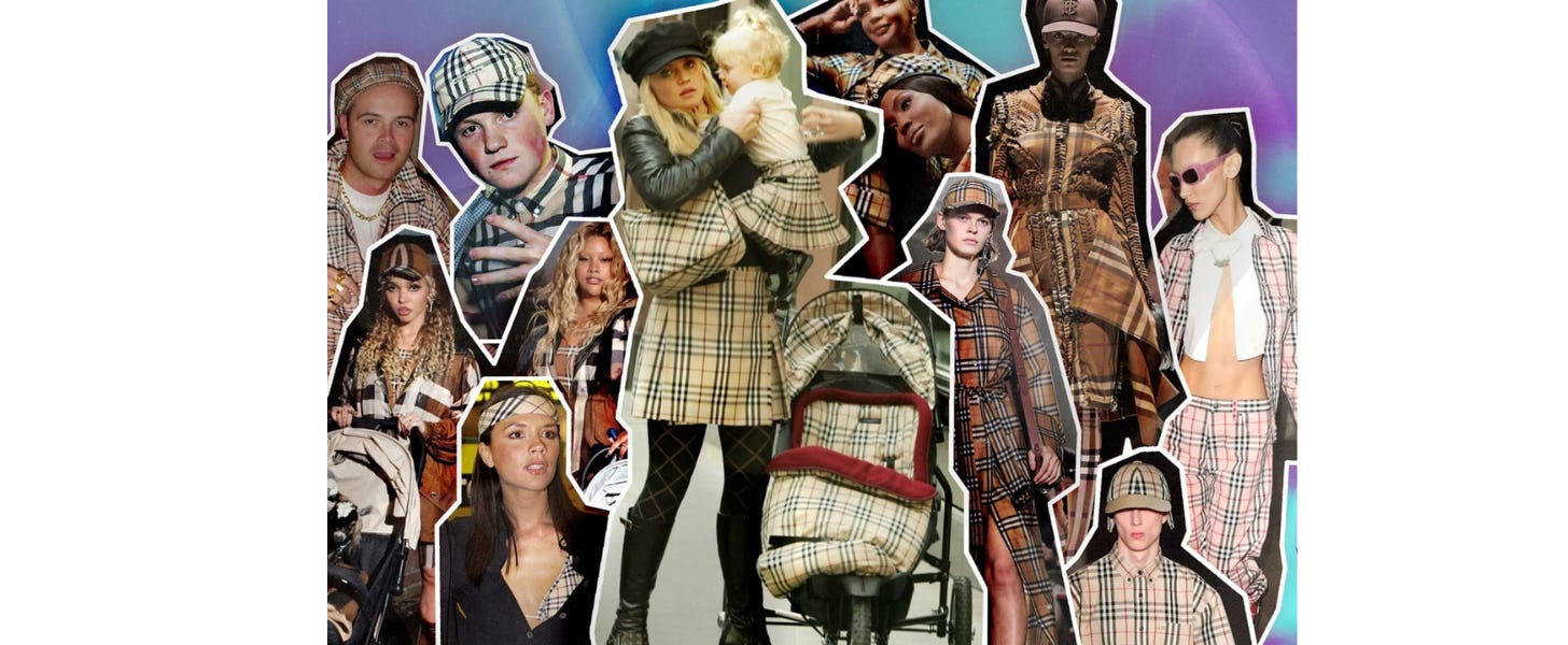 On Brand image of Burberry