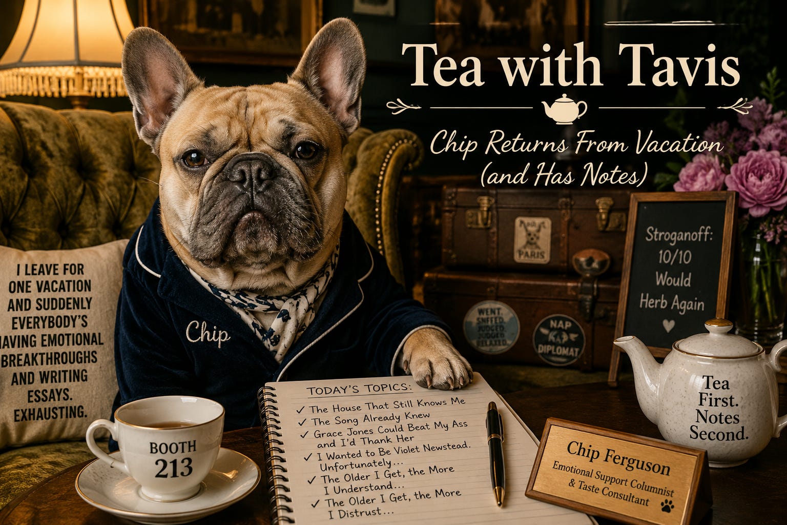 Saturday Tea with Tavis - by Tavis Ferguson