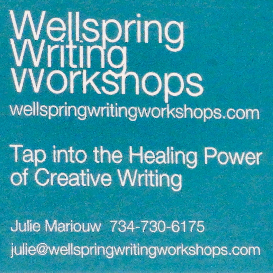 Heal through Writing & Nature