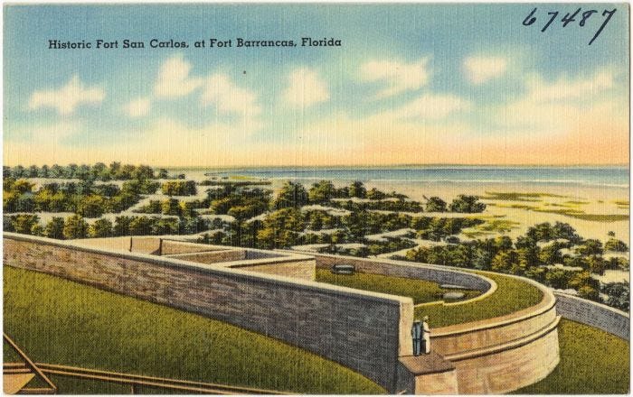 Fort San Carlos Postcard