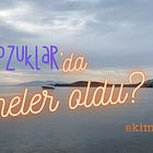ne demek 'ekim bitti'?