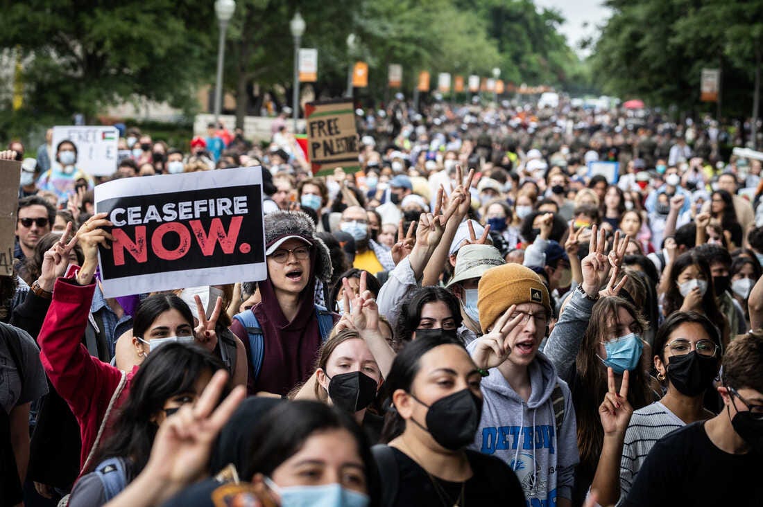 Photos: Take a look at campus protests around the country : The Picture  Show : NPR