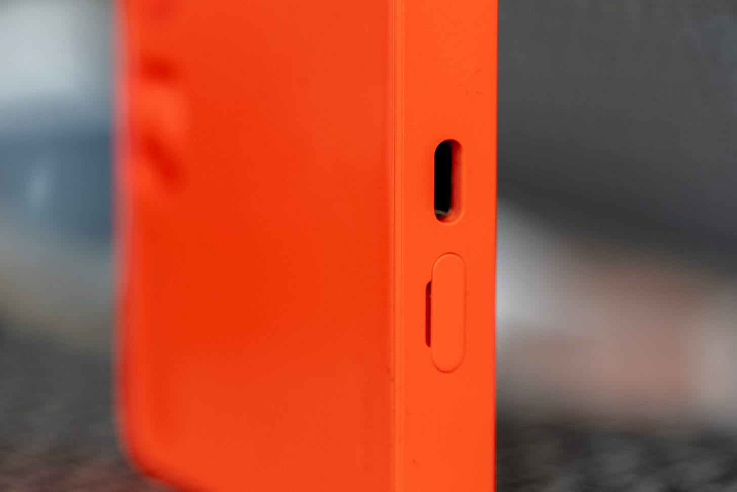 Rabbit R1 review USB-C port and SIM card slot