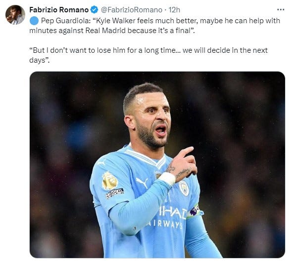 Man City Premier League Pep Guardiola Kyle Walker Man City Premier League Pep Guardiola Kyle Walker