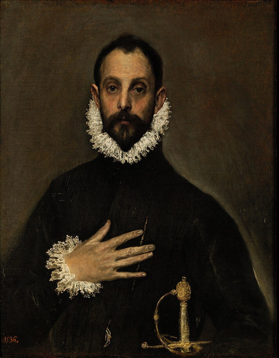 Archivo:El caballero de la mano en el pecho, by El Greco ...