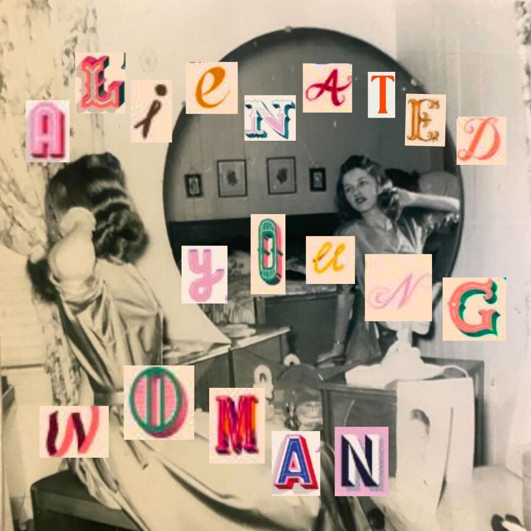 Alienated Young Woman