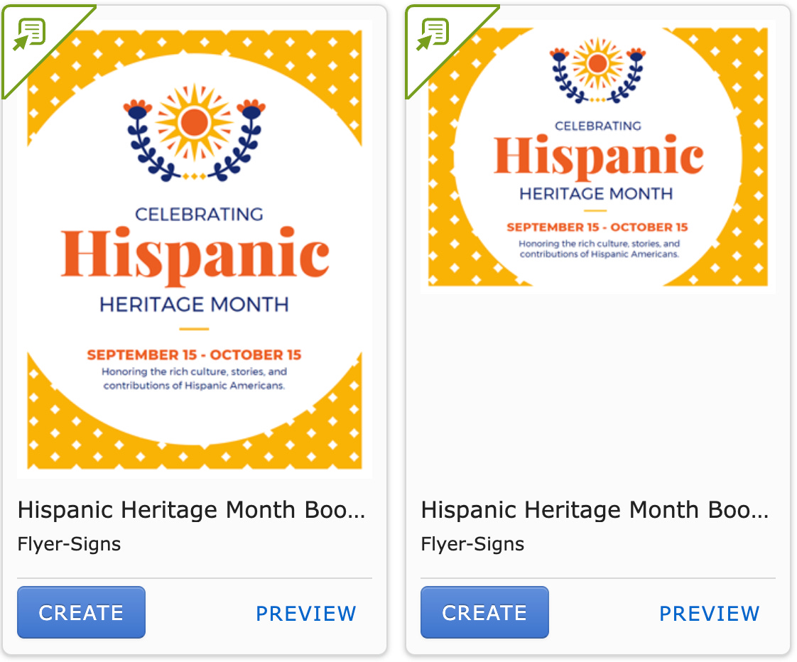Hispanic Heritage Month Flyer
