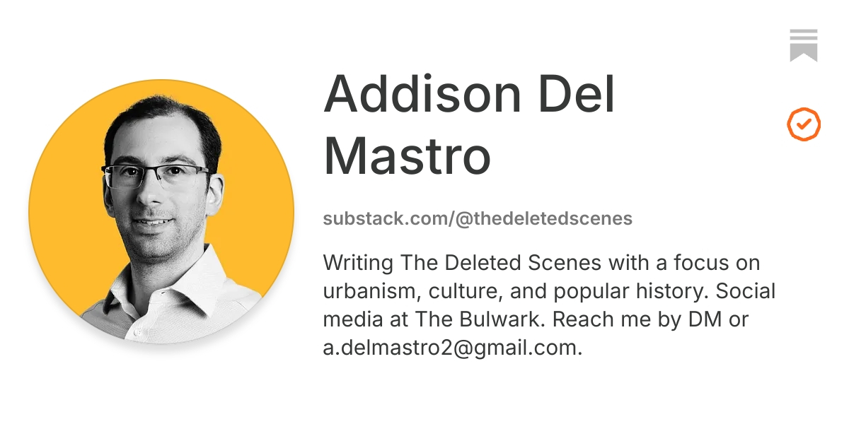 Addison Del Mastro | Substack
