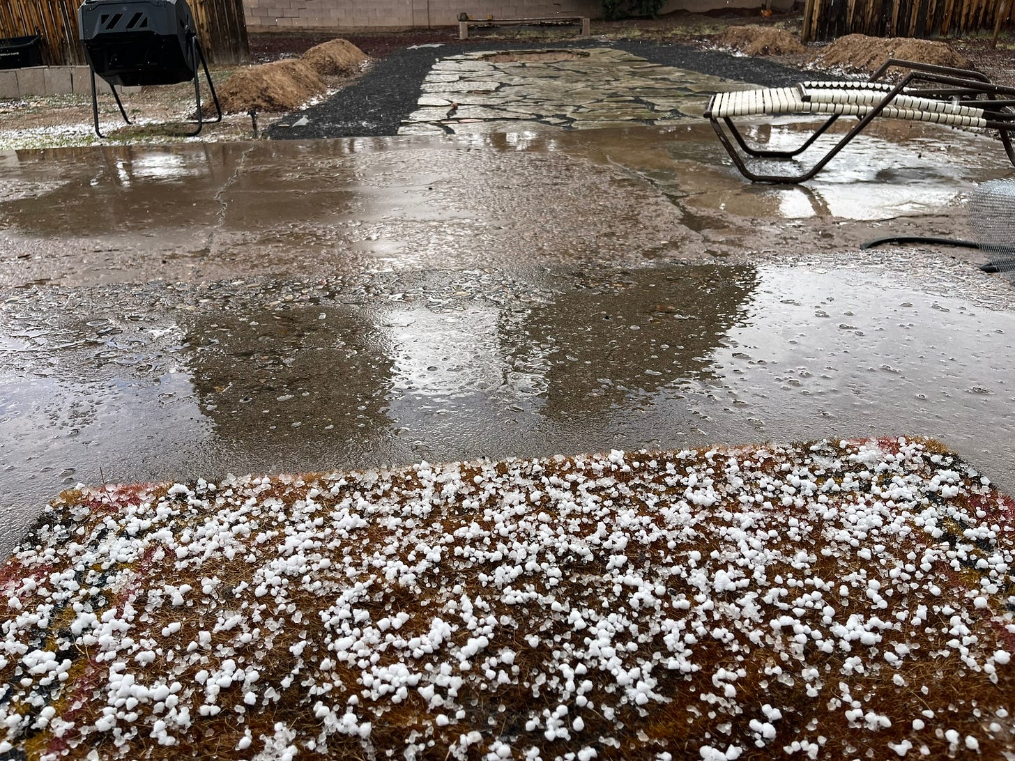 Graupel in Albuquerque