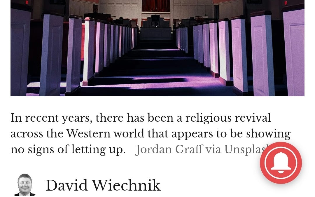 Overt Satanism. Blatant protected child trafficking. Loss of economic future resulting in MASSIVE CHRISTIAN REVIVAL in Canada, UK and the US.