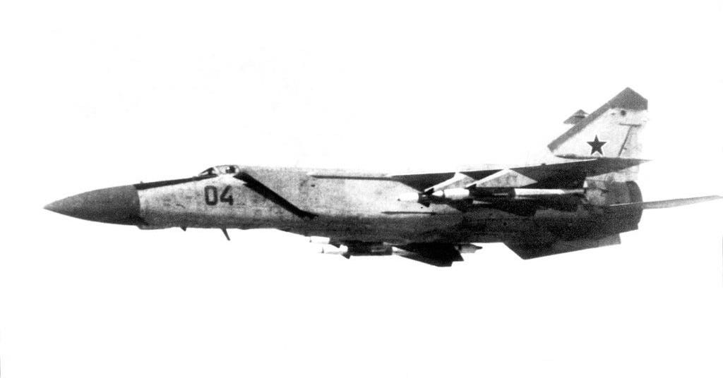 A Soviet MiG-25. Photo via Wikipedia
