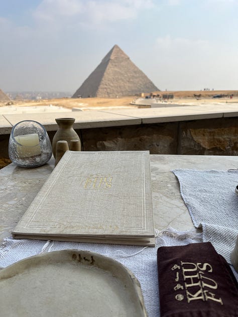Khufu's restaurant Egypt