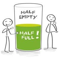 Are you a glass-half-full person ...