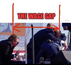 Mother Of Sarcasm | Female secret service agent hiding behind the person  she was hired to protect. | Instagram