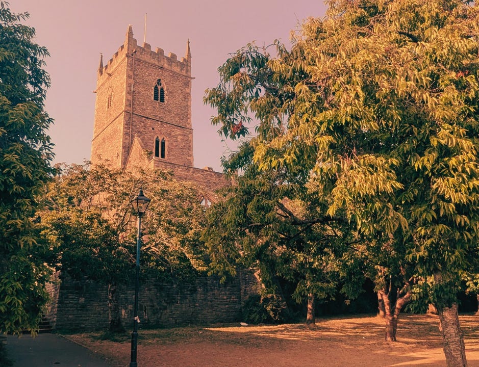 Castle park in summertime, Bristol, from Never Lost Letters by Stuart Found