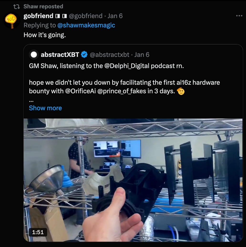 The Lore of Ai16z Butthole Coin ($BHOLE) and How It Facilitated the  Creation of the First Sex AI Agent Hardware