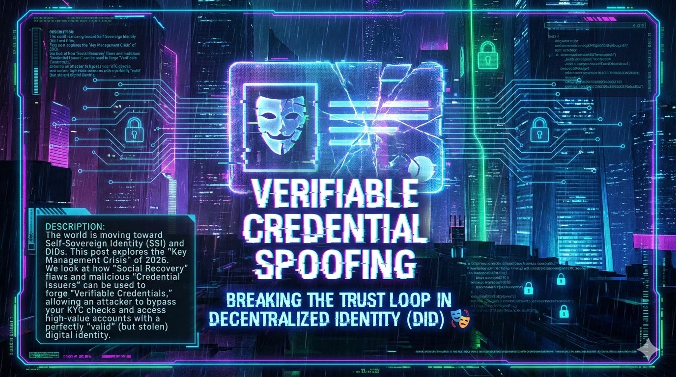 Verifiable Credential Spoofing: Breaking the Trust Loop in ...