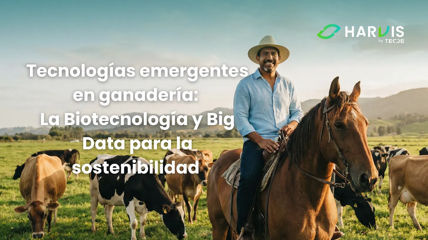 Tecnologías emergentes en ganadería: La Biotecnología y Big Data para la sostenibilidad.
