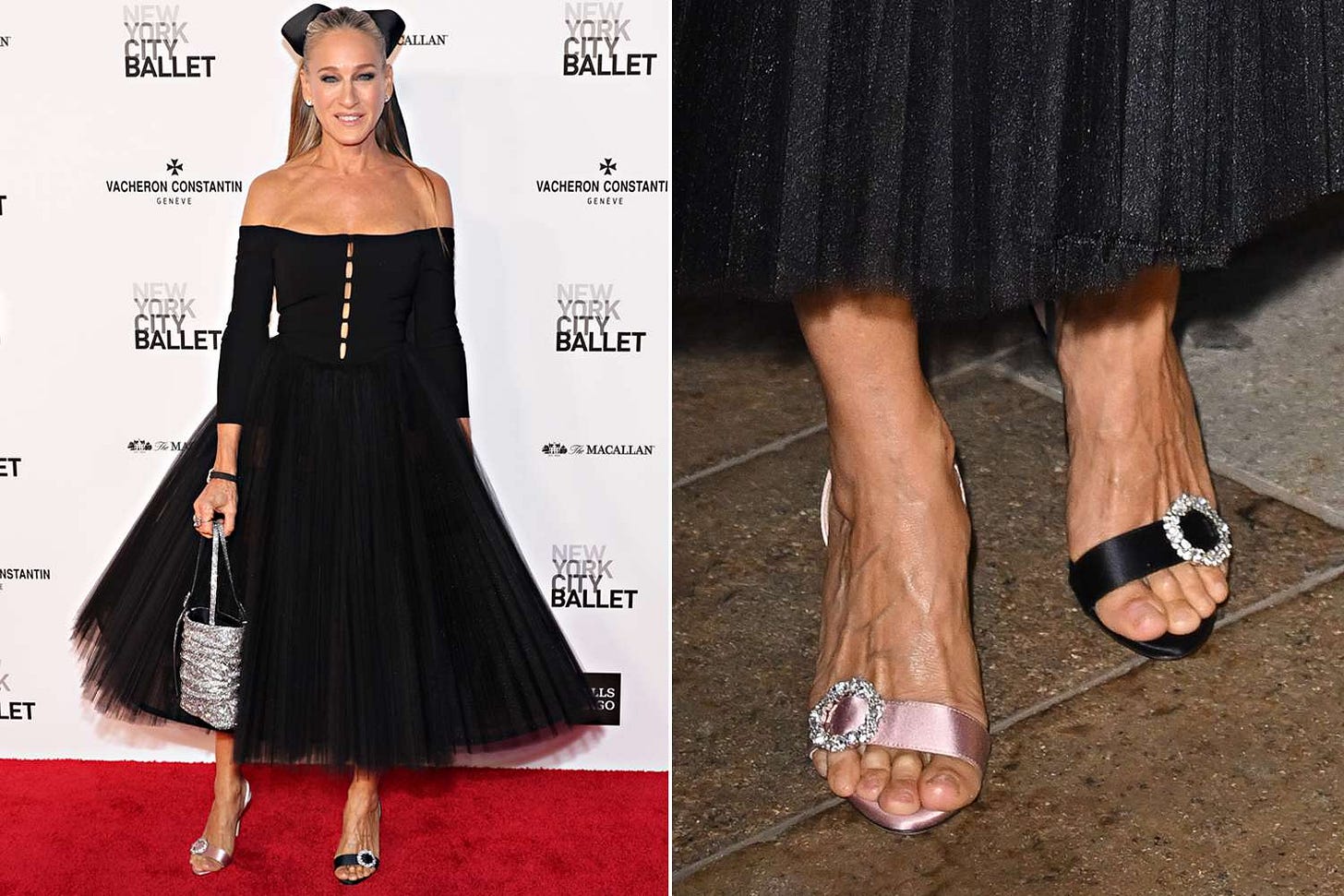 Sarah Jessica Parker Wears Mismatched Shoes at New York City Ballet Gala
