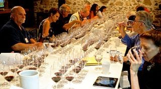 Rutherford - Members of Press at tasting Rutherford - Members of Press at tasting