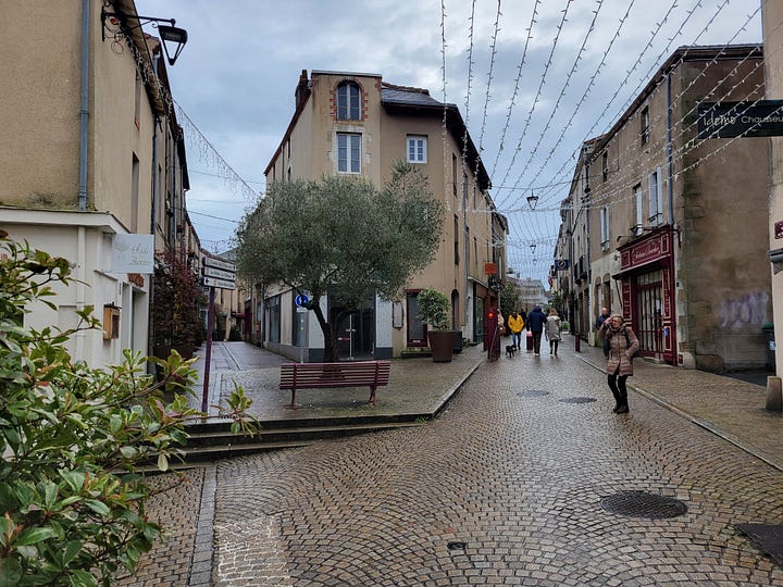 The streets of Clissson France