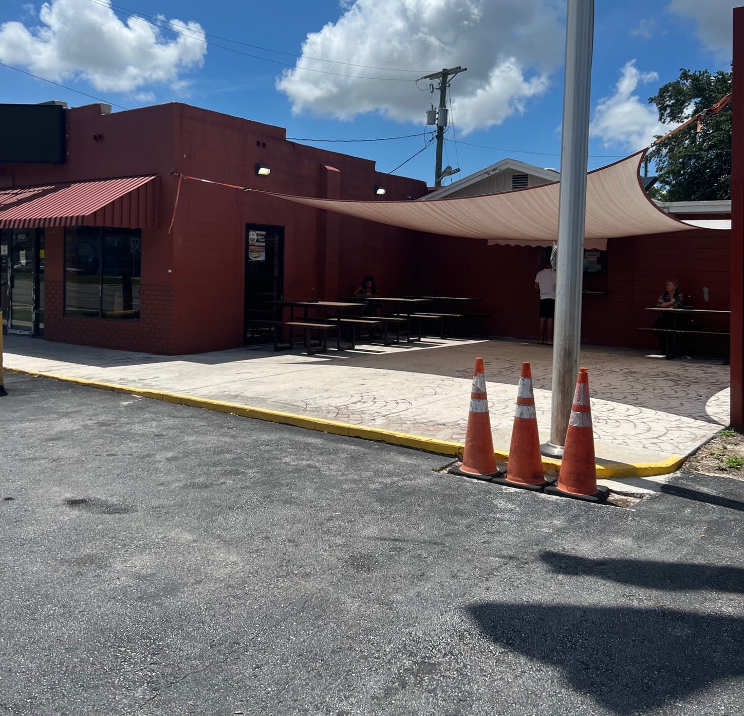 Front view of the Aguila Sandwich Shop