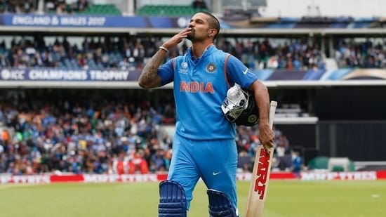 Shikhar Dhawan during the 2013 Champions Trophy Shikhar Dhawan during the 2013 Champions Trophy
