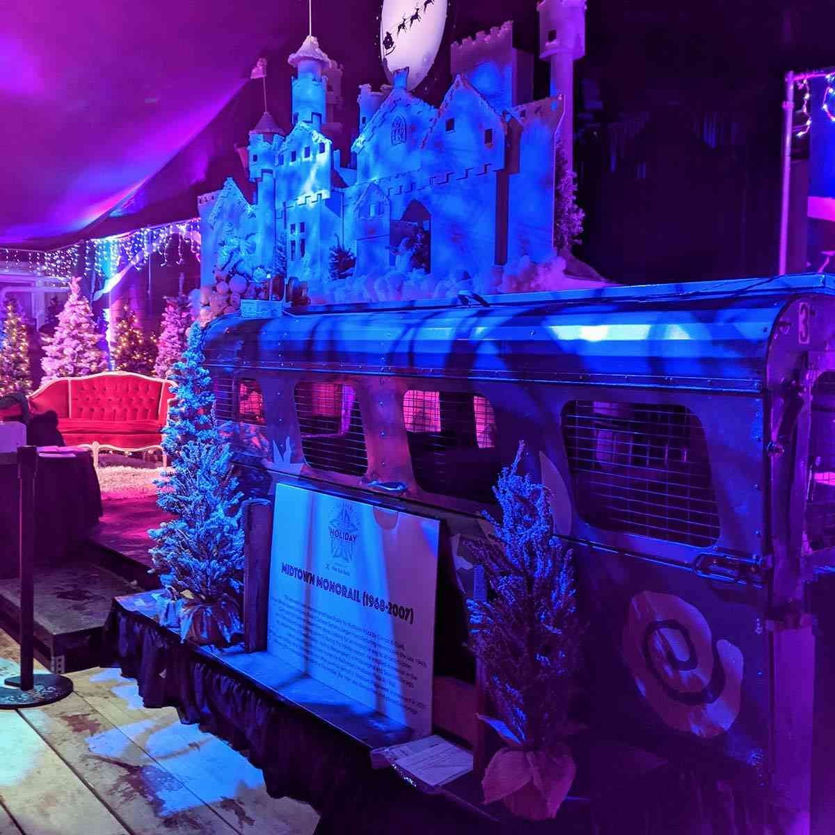 Midtown Plaza Monorail Car at Roc Holiday Village 2018