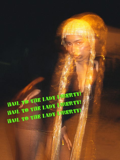Lady Liberty. Photos by Mahee Agrawal.